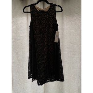 NWT BLACK/NUDE LACE DRESS